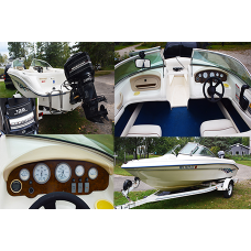 1995 Sea Ray boat 135 Mercury Outboard, & EZ Loader Trailer Retail Price $7,999.00